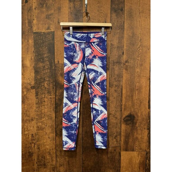 Ivivva By Lululemon Multicolored Leggings Sz 10 - Picture 1 of 3